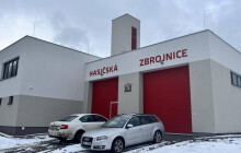 Hasičárna je hotová. Zbrojnice za 24 milionů se už brzy otevře