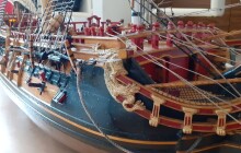 Lákadlem výstavy For Model bude model francouzské plachetnice