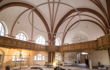 Červený kostel otevře své dveře v polovině května. Rekonstrukce končí