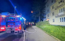 Při požáru bytu na Přerovsku zemřel muž. Požár založil úmyslně