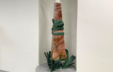 Před soudem svého svědomí jsem obstála, hlásá památník. Vytvořil jej Otmar Oliva