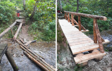 FOTO: CHKO opravila lávku na stezce Pasák