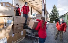 Arcidiecézní charita Olomouc vyslala na Ukrajinu další zásilku s potřebným materiálem