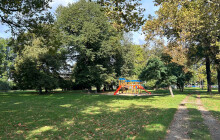 Zanedbaný ASO park čeká na obnovu už více než rok. Plány zůstávají stále jen na papíře