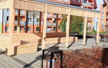 V Jeseníku mají nový přístřešek u dopravního hřiště. Pomůže i ve výuce