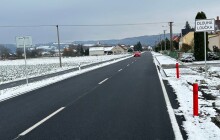 Kraj dokončil opravu další silnice. Tentokrát v Dlouhé Loučce 