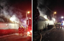 Hořela střecha se senem. Hasiči zasahovali na Přerovsku