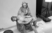 Zmučený Kristus a truchlící matka. Pieta z Lutína se po restaurování vrací do muzea