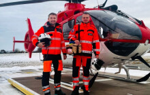 Jednotka krve může rozhodnout o přežití. Olomoucký vrtulník ji vozí jako jeden z mála