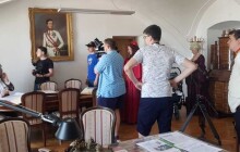 Filmaři v Olomouci točili další díl série o slavných historických osobnostech. Na koho si posvítili tentokrát?