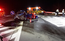 Vážná nehoda u Mohelnice. Na místě byli čtyři zranění