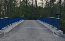 Na Loveckou chatu už se dostanou i ze Skrbeně. Most je otevřený