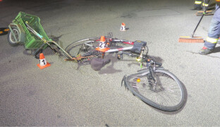 Senior srazil v Zábřehu cyklistu. Ten skončil v nemocnici