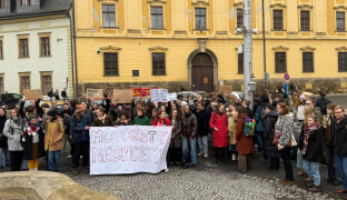 Motoristů bylo dost, chceme lepší budoucnost!  Studenti bránili přírodu i v Olomouci