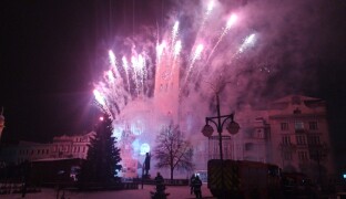 OBRAZEM: Ohňostroj v Prostějově přilákal davy