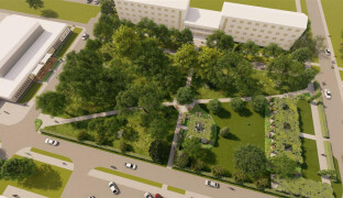 Náměstí se do léta promění v zelenou plochu. Jak bude vypadat?