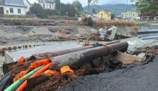 Jeseník dál pracuje na obnově infrastruktury po povodních. Vybírá zhotovitele