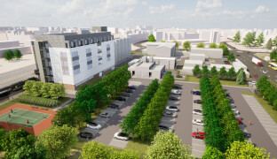 Nová budova Správy železnic v Přerově. Rozšíří se dispečerské pracoviště