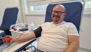 Mobilní odběrový tým odebíral krev ve Šternberku