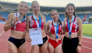 Atleti AK Olomouc vybojovali na šampionátu juniorů a dorostu 10 medailí