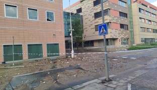 Opravy zaberou dva dny. U centra Olomouce praskl páteřní vodovod