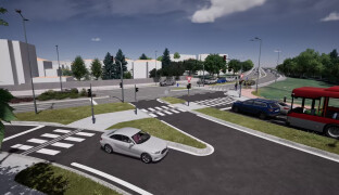 VIZUALIZACE: Přes Pražskou po přechodě. Čtyřproudový úsek opět počítá s chodci
