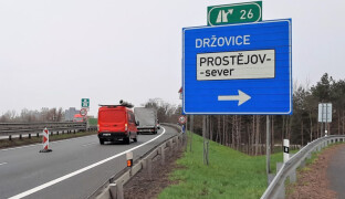 Rekonstrukce křižovatky na D46 u Prostějova je blíž. Začít se má příští rok