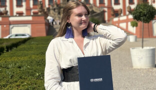 Za pomoc ukrajinským uprchlíkům získala studentka Univerzity Palackého ocenění