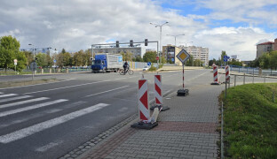 Náraz stroje zničil semafory. Přerov za opravu dá až 1,2 milionu