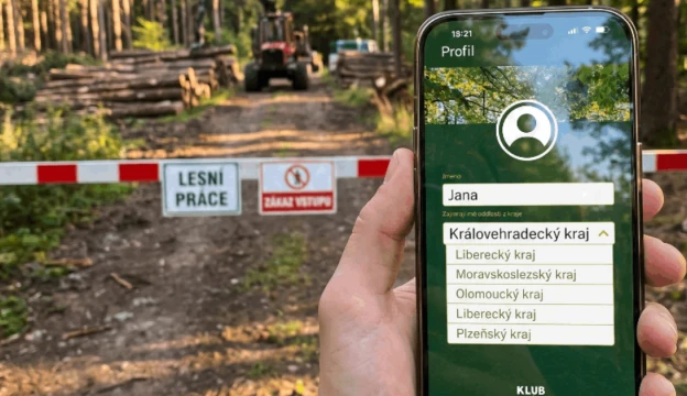 Uzavírky lesních cest a další přehledněji. Lesy ČR v mobilní aplikaci nově informují o událostech v regionech