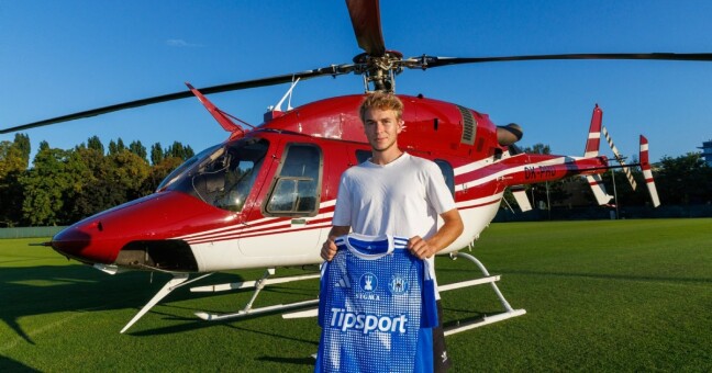 Nejdražší přestup v historii Sigmy přiletěl helikoptérou