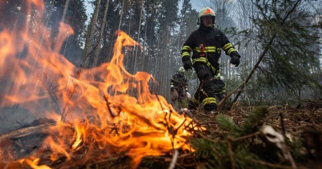 V důsledku sucha hrozí nebezpečí vzniku požárů a následných škod, případně i ohrožení životů, ilustrační foto: HZS ČR