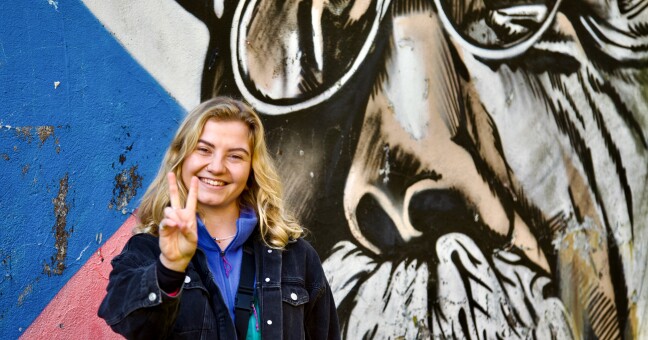 Adéla Pustějovská, jedna z autorek šifrovací hry, foto: Report.cz