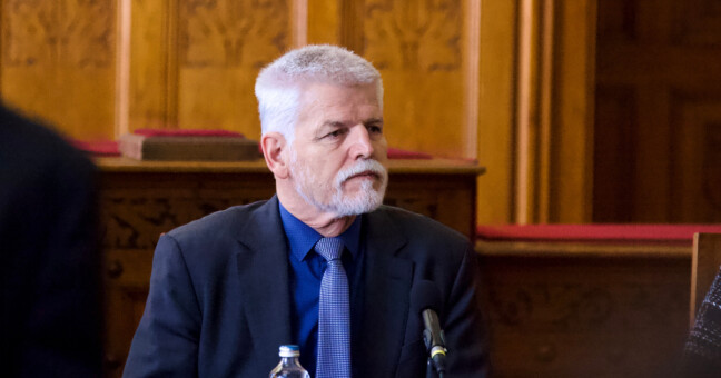 Petr Pavel při návštěvě Olomouce, foto: Report.cz / Daniel Vachek