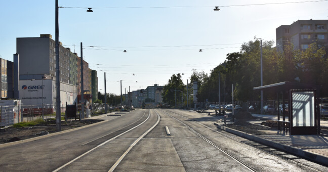 Nová tramvajová trať v Zikově ulici, zdroj: Olomoucký Report
