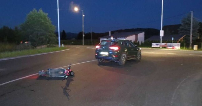 Místo nehody v Rapotíně, foto: Policie ČR