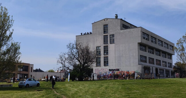 Budova, které se říká golem, zdroj: FB Hejčín