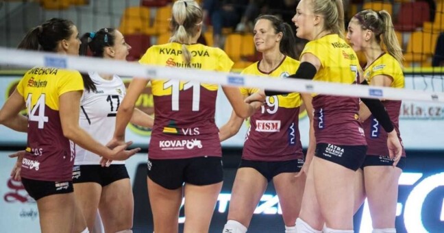 Hráčky týmu Dukla Liberec | zdroj: VK UP Olomouc