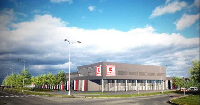 Kaufland na Tabulovém vrchu, vizualizace. Zdroj: společnost Kaufland