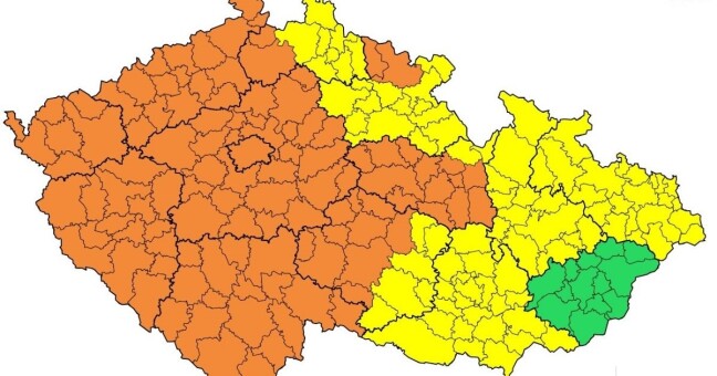 Zdroj: Platnost výstrahy ČHMÚ