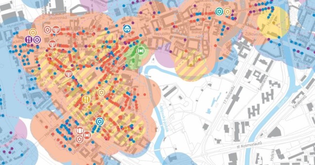 Zdroj: Židovské osídlení Olomouce/mapa 