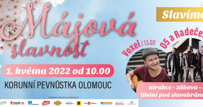Na Májové slavnosti vystoupí Janek Ledecký, Voxel a 05 a Radeček. Zdroj: Radio Haná