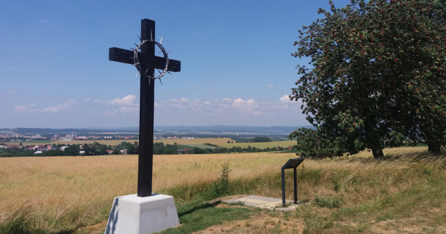 Pietní místo na Švédských šancích. Zdroj: město Přerov
