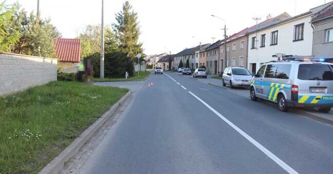 Místo dopravní nehody, foto: Policie ČR