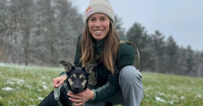 Sbírku podpořila také snowboardistka Eva Adamczyková. Zdroj: Běhejme a pomáhejme útulkům, z.s. 