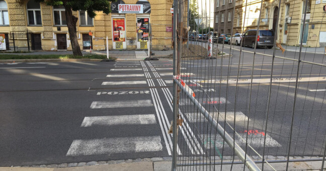 Přechod na Masarykově třídě v Olomouci, zdroj: Olomoucký Report