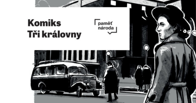 Komiks Tři královny. Zdroj: Paměť národa