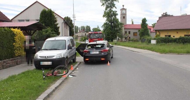 Dopravní nehoda v Olomouci-Černovíře, foto: Policie ČR