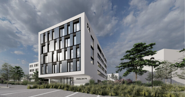 Vizualizace nového onkologického pavilonu P4, zdroj: FN Olomouc