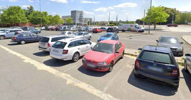 Parkoviště na Neředíně, zdroj: město Olomouc /Google Mapy